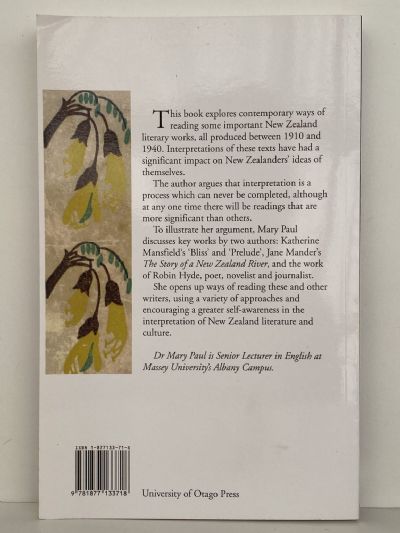 HER SIDE OF THE STORY: Readings of Mander, Mansfield and Hyde