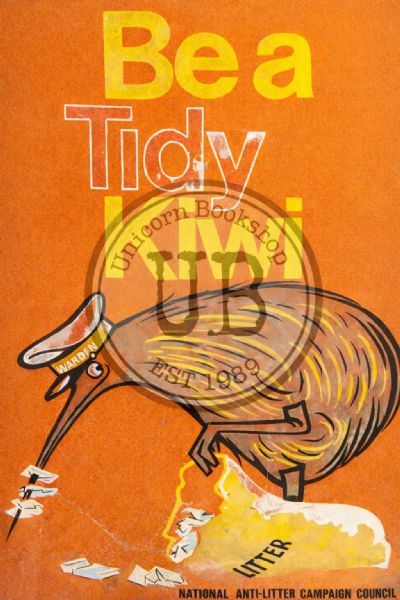 VINTAGE POSTER: Be a Tidy Kiwi