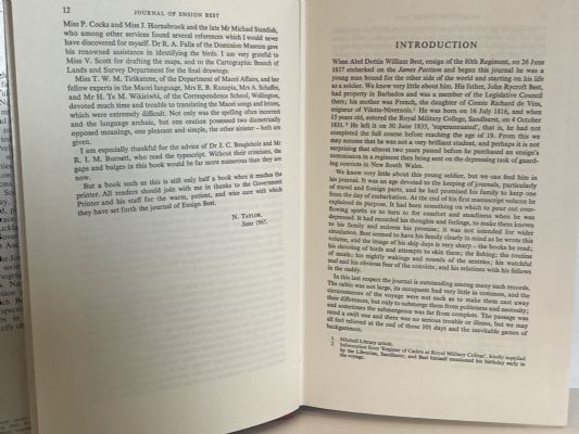 THE JOURNAL OF ENSIGN BEST 1837-1843