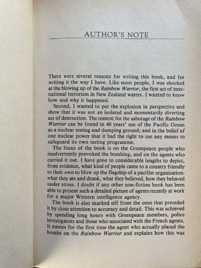 DEATH OF THE RAINBOW WARRIOR