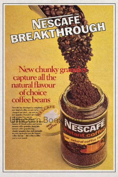 VINTAGE POSTER: Nescafe Instant Coffee 1969