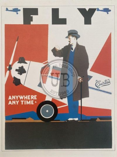 VINTAGE POSTER: Fly Anywhere, Anytime - Curtiss Flying Service