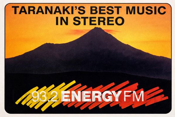 VINTAGE POSTER: 93.2 Energy FM, Taranaki 1984