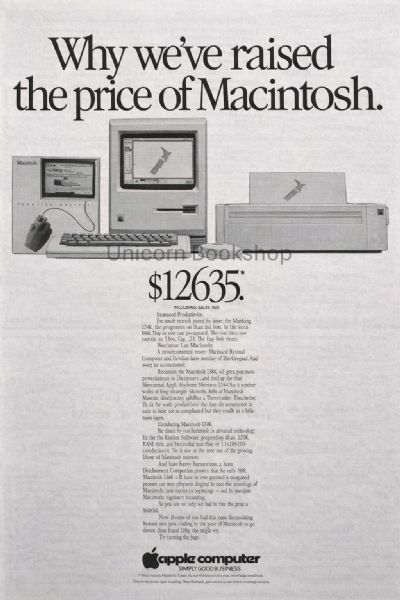 VINTAGE NEWSPAPER ADVERT: Apple Macintosh Computer 1984