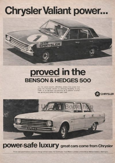 VINTAGE POSTER: 1967 Chrysler VC Valiant