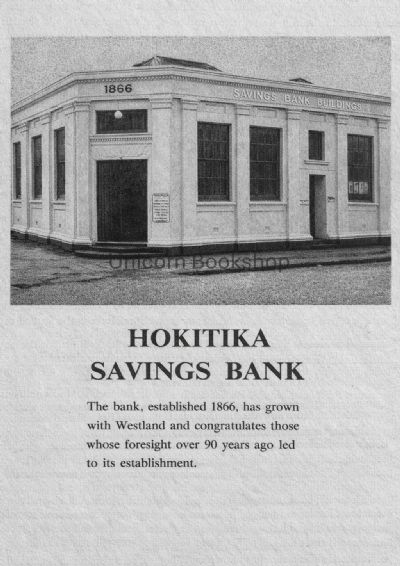 VINTAGE POSTER: Hokitika Savings Bank 1966