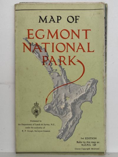 VINTAGE MAP: Egmont National Park 1960s