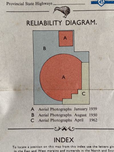 VINTAGE MAP: Egmont National Park 1960s