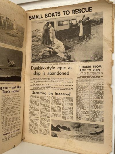 OLD NEWSPAPER: The Dominion Sunday Times - 10 April 1968 - Wahine Disaster