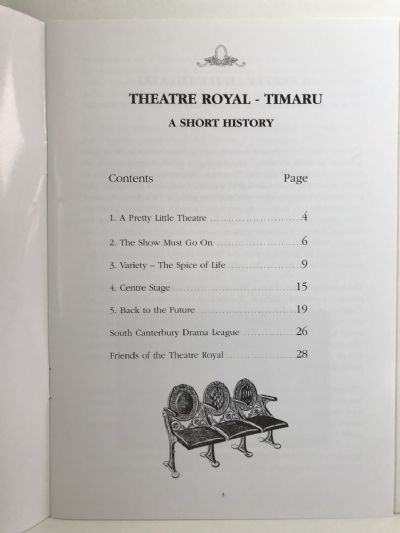 THEATRE ROYAL - TIMARU: A Short History