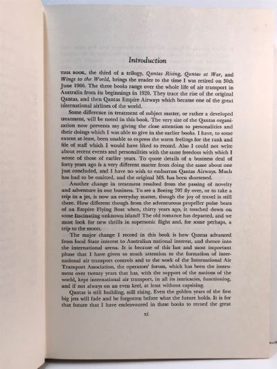 WINGS TO THE WORLD: The Story of Qantas 1945-1966