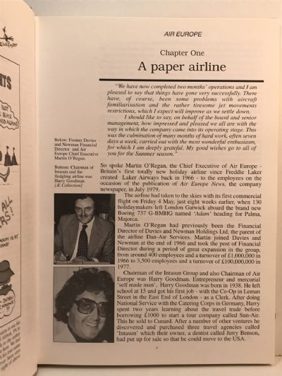 IT WAS NICE TO FLY WITH FRIENDS! The Story of Air Europe