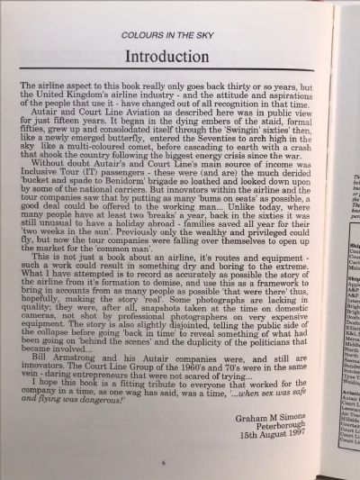 COLOURS IN THE SKY: Autair International Airways and Court Line Aviation