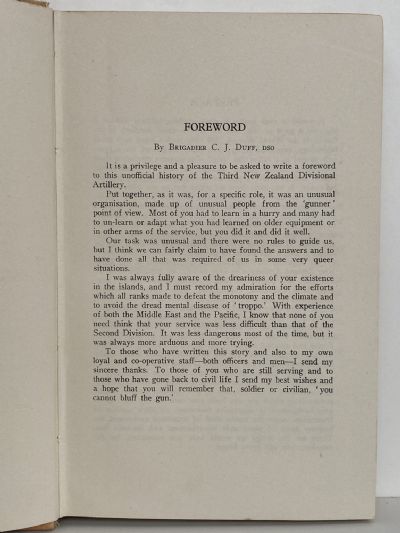 THE GUNNERS: Intimate Record of 3rd Divisional Artillery in the Pacific