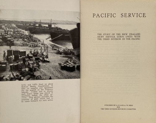PACIFIC SERVICE: Story of the New Zealand Army Service Corps Units in the Pacific