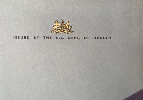 VINTAGE POSTER: New Zealand Department of Health / Pasteurised Milk