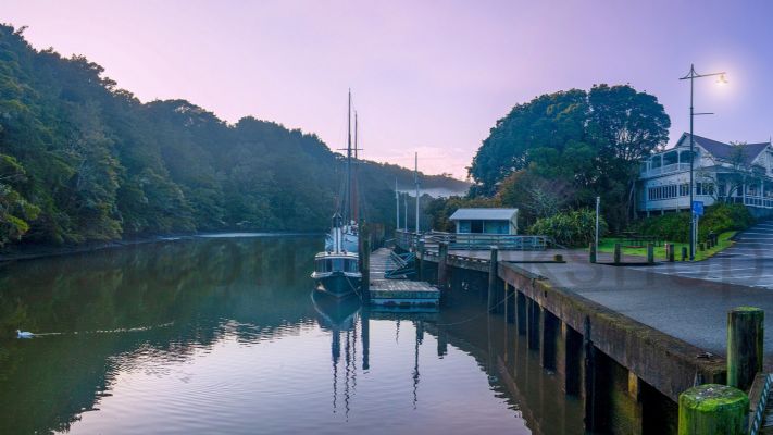 WALL PRINT: Early Morning Mahurangi River, Warkworth, New Zealand