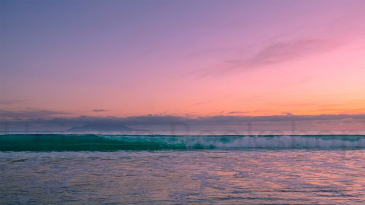 WALL PRINT: Sunrise over Little Barrier Island, North Auckland