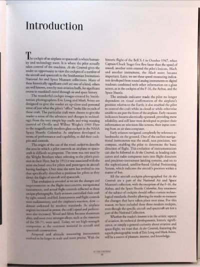 AT THE CONTROLS: The Smithsonian National Air and Space Museum Book of Cockpits