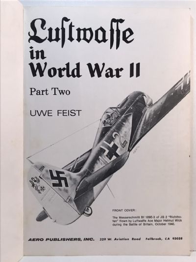 LUFTWAFFE IN WORLD WAR II: Part Two