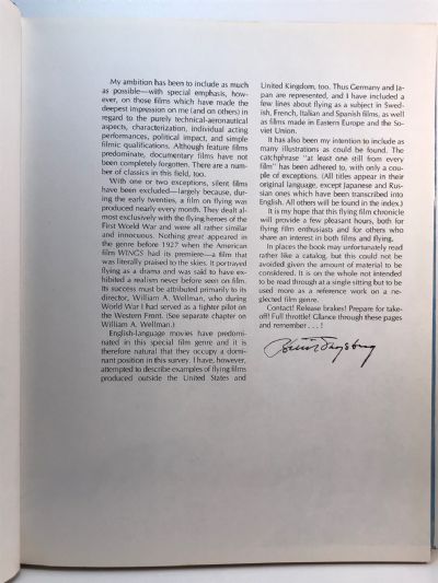 WINGS ON THE SCREEN: A Pictorial History of Air Movies