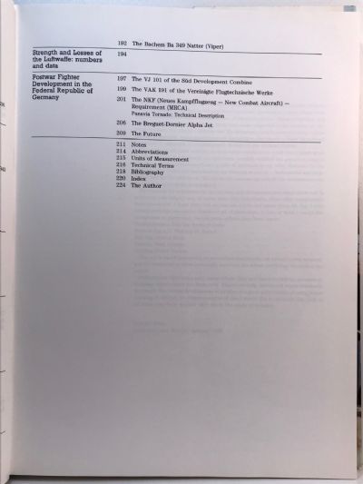 THE GERMAN FIGHTER: Since 1915