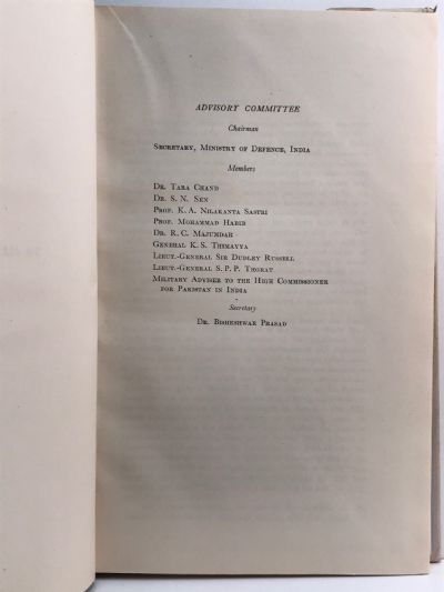 OFFICIAL HISTORY OF THE INDIAN ARMED FORCES IN THE SECOND WORLD WAR 1939-45