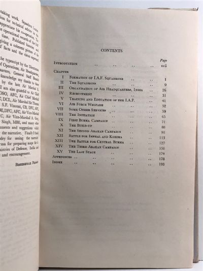 OFFICIAL HISTORY OF THE INDIAN ARMED FORCES IN THE SECOND WORLD WAR 1939-45