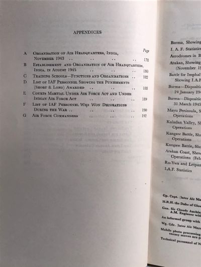 OFFICIAL HISTORY OF THE INDIAN ARMED FORCES IN THE SECOND WORLD WAR 1939-45