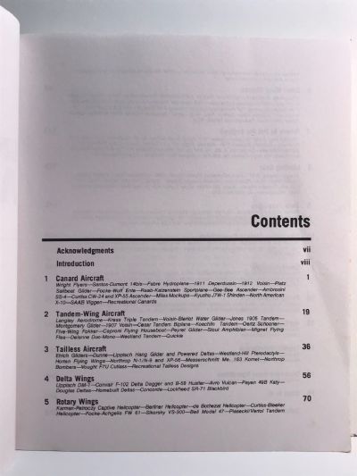 UNCONVENTIONAL AIRCRAFT