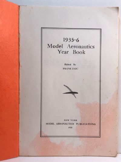 1935-36 MODEL AERONAUTICS YEAR BOOK