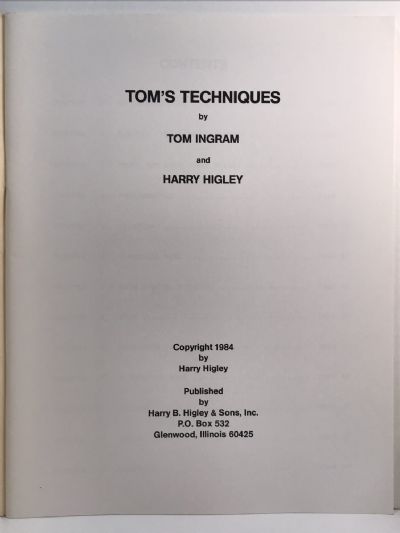 TOM'S TECHNIQUES