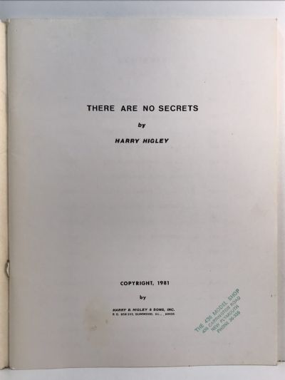 THERE ARE NO SECRETS