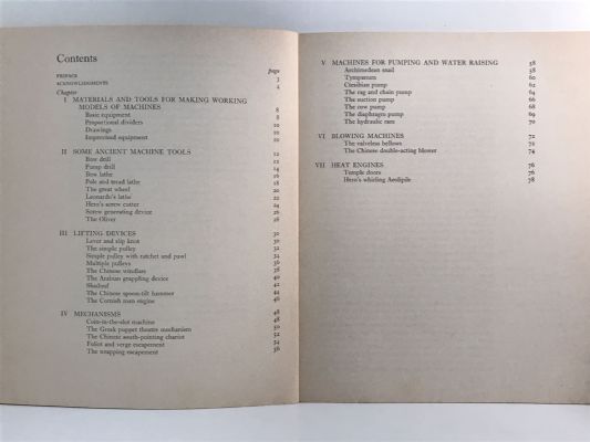 SIMPLE WORKING MODELS OF HISTORIC MACHINES