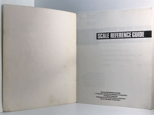 SCALE REFERENCE GUIDE