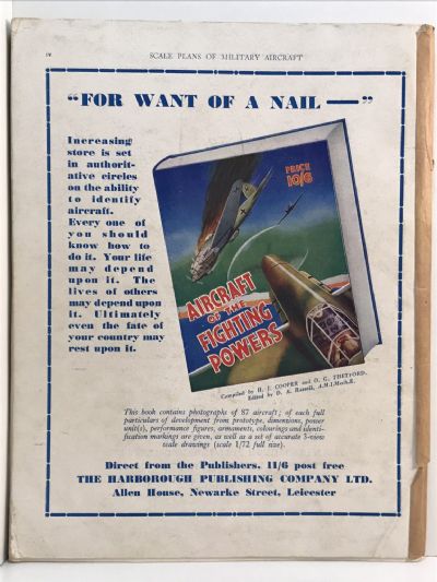 SCALE PLANS OF MILITARY AIRCRAFT