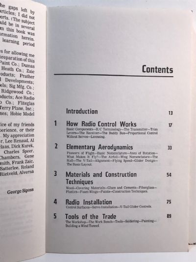 RC MODELER'S HANDBOOK OF GLIDERS AND SAILPLANES