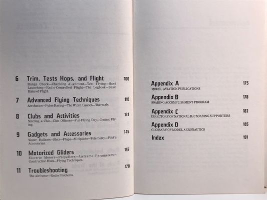 RC MODELER'S HANDBOOK OF GLIDERS AND SAILPLANES