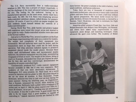 RC MODELER'S HANDBOOK OF GLIDERS AND SAILPLANES