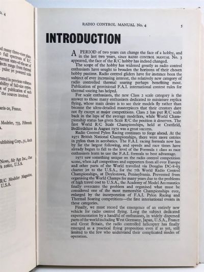 RADIO CONTROL MANUAL NO. 4 1973
