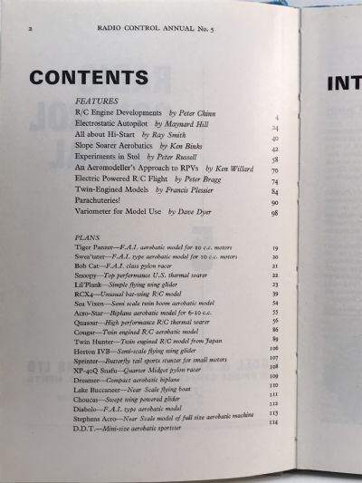 RADIO CONTROL ANNUAL NO. 5