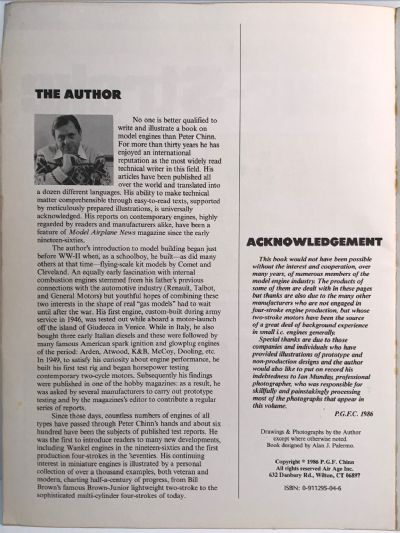 MODEL FOUR-STROKE ENGINES: The History, Design, Development