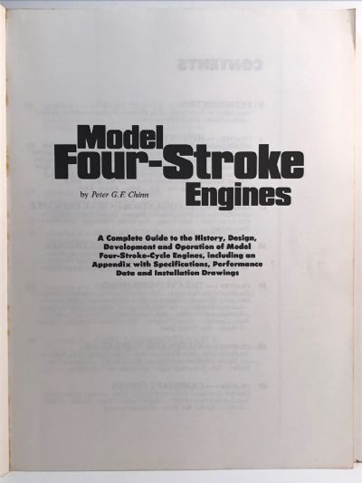 MODEL FOUR-STROKE ENGINES: The History, Design, Development