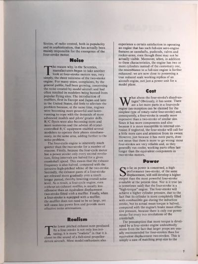 MODEL FOUR-STROKE ENGINES: The History, Design, Development