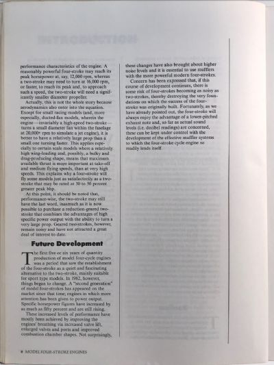 MODEL FOUR-STROKE ENGINES: The History, Design, Development