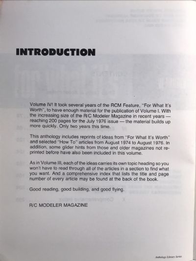 FOR WHAT IT'S WORTH: Volume IV