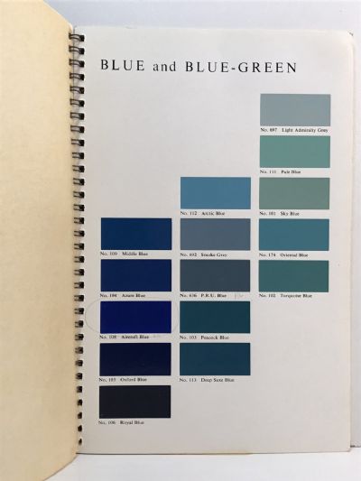 COLOURS FOR SPECIFIC PURPOSES