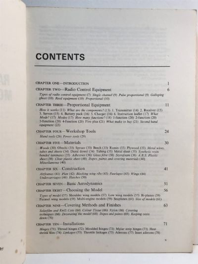 BUILDING AND FLYING RADIO CONTROLLED MODEL AIRCRAFT