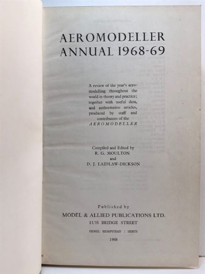 AERO MODELLER ANNUAL 1968-69