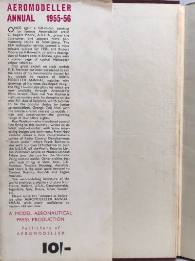 AERO MODELLER ANNUAL 1955-56